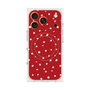 プレミアムスクエアケース with MagSafe［ Drawing Dot - Red ］