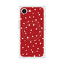プレミアムスクエアケース with MagSafe［ Drawing Dot - Red ］