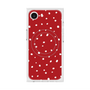 プレミアムスクエアケース with MagSafe［ Drawing Dot - Red ］