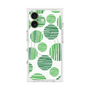 プレミアムスクエアケース with MagSafe［ Nordic Dot - Green ］