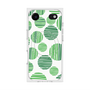 プレミアムスクエアケース with MagSafe［ Nordic Dot - Green ］