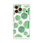 プレミアムスクエアケース with MagSafe［ Nordic Dot - Green ］
