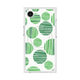 プレミアムスクエアケース with MagSafe［ Nordic Dot - Green ］