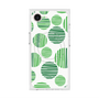 プレミアムスクエアケース with MagSafe［ Nordic Dot - Green ］