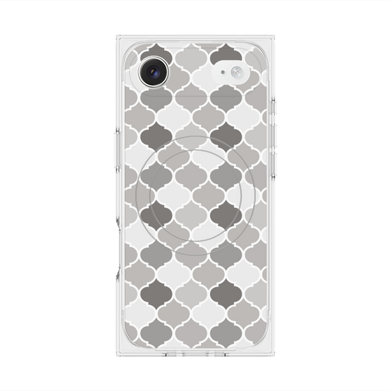 プレミアムスクエアケース with MagSafe［ Moroccan1 color - Gray ］