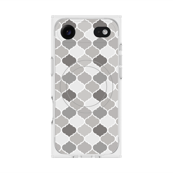 プレミアムスクエアケース with MagSafe［ Moroccan1 color - Gray ］