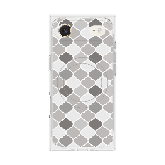プレミアムスクエアケース with MagSafe［ Moroccan1 color - Gray ］