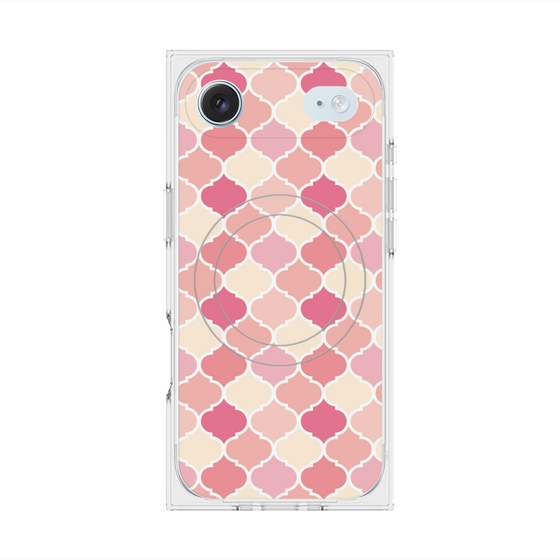 プレミアムスクエアケース with MagSafe［ Moroccan1 color - Pink ］