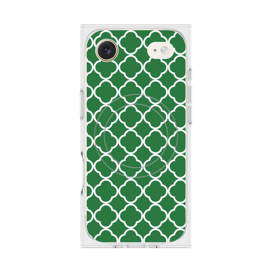 プレミアムスクエアケース with MagSafe［ Moroccan2 - Green ］