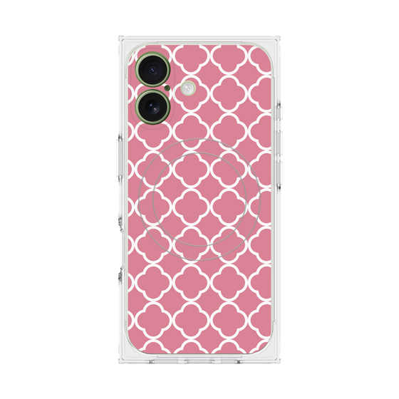 プレミアムスクエアケース with MagSafe［ Moroccan2 - Pink ］