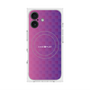 プレミアムスクエアケース with MagSafe［ CASEPLAY Check - Purple ］