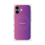 プレミアムスクエアケース with MagSafe［ CASEPLAY Check - Purple ］