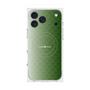 プレミアムスクエアケース with MagSafe［ CASEPLAY Check - Green ］