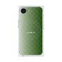 プレミアムスクエアケース with MagSafe［ CASEPLAY Check - Green ］
