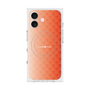 プレミアムスクエアケース with MagSafe［ CASEPLAY Check - Orange ］