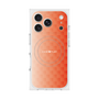 プレミアムスクエアケース with MagSafe［ CASEPLAY Check - Orange ］