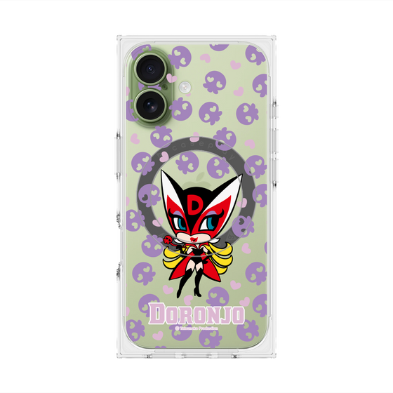 プレミアムスクエアケース with MagSafe［ ドロンジョ - ミニキャラ - Purple ］