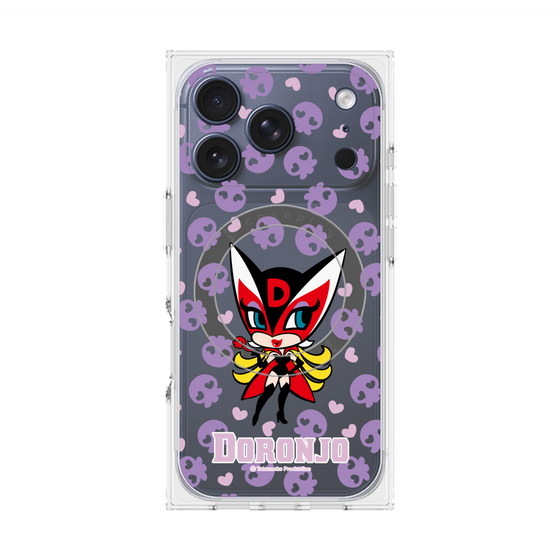 プレミアムスクエアケース with MagSafe［ ドロンジョ - ミニキャラ - Purple ］