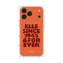 プレミアムスクエアケース with MagSafe［ ELLE - オレンジ ］