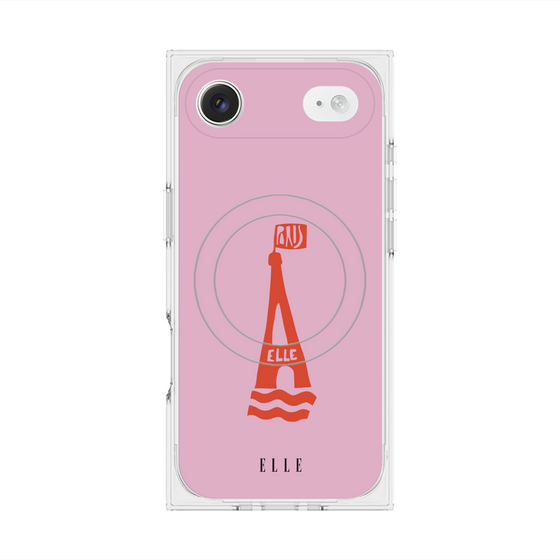 プレミアムスクエアケース with MagSafe［ ELLE - PARIS ］