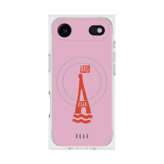 プレミアムスクエアケース with MagSafe［ ELLE - PARIS ］
