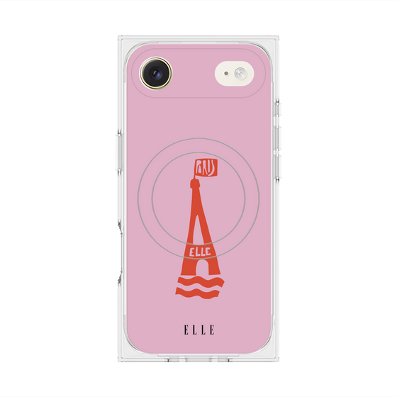プレミアムスクエアケース with MagSafe［ ELLE - PARIS ］