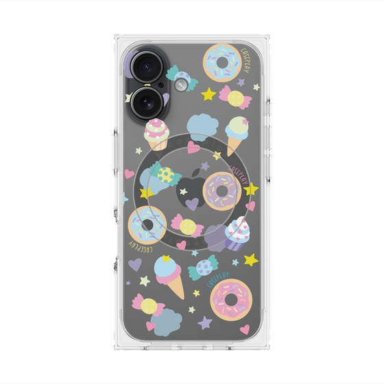 プレミアムスクエアケース with MagSafe［ オリジナル - SWEETS ］