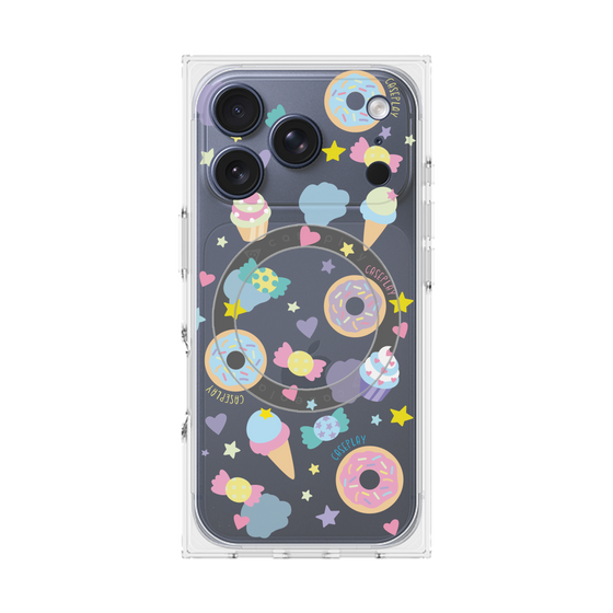 プレミアムスクエアケース with MagSafe［ オリジナル - SWEETS ］