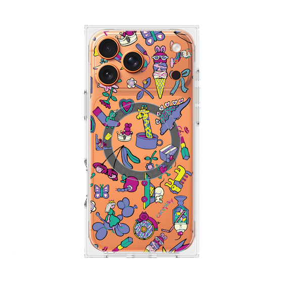 プレミアムスクエアケース with MagSafe［ オリジナル - Mystery Toy Box ］