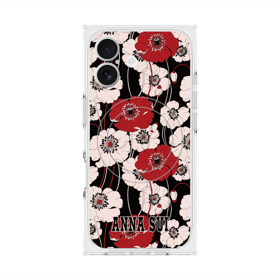 プレミアムスクエアケース with MagSafe［ ANNA SUI - ポピー ］