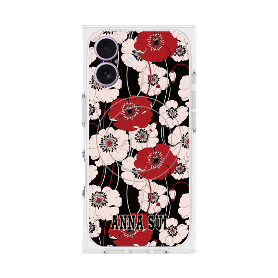 プレミアムスクエアケース with MagSafe［ ANNA SUI - ポピー ］