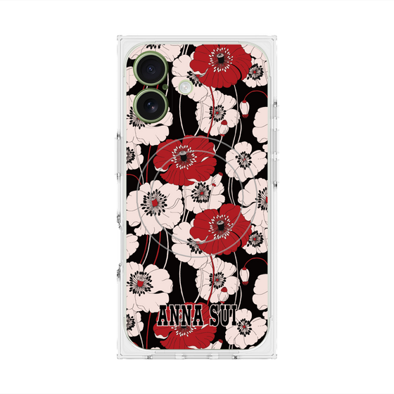 プレミアムスクエアケース with MagSafe［ ANNA SUI - ポピー ］