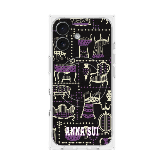 プレミアムスクエアケース with MagSafe［ ANNA SUI - チェア ］