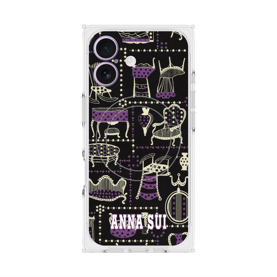 プレミアムスクエアケース with MagSafe［ ANNA SUI - チェア ］