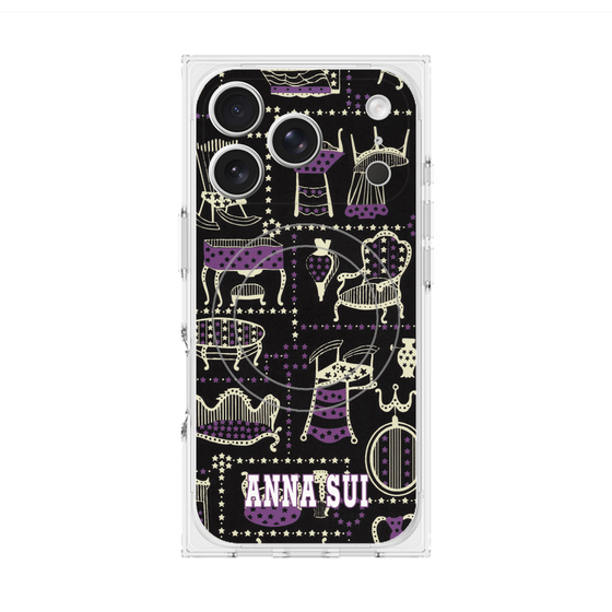 プレミアムスクエアケース with MagSafe［ ANNA SUI - チェア ］