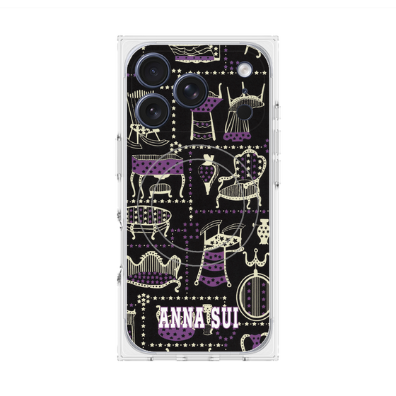 プレミアムスクエアケース with MagSafe［ ANNA SUI - チェア ］