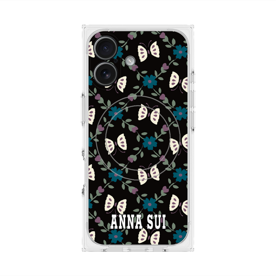 プレミアムスクエアケース with MagSafe［ ANNA SUI - バタフライ ］