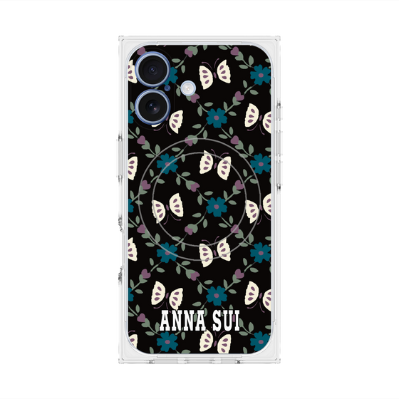 プレミアムスクエアケース with MagSafe［ ANNA SUI - バタフライ ］