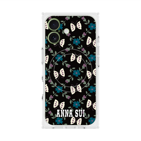 プレミアムスクエアケース with MagSafe［ ANNA SUI - バタフライ ］