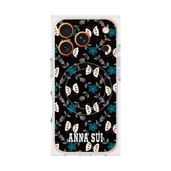 プレミアムスクエアケース with MagSafe［ ANNA SUI - バタフライ ］