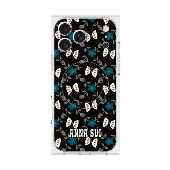 プレミアムスクエアケース with MagSafe［ ANNA SUI - バタフライ ］