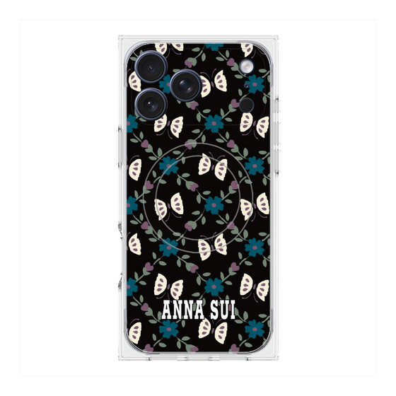 プレミアムスクエアケース with MagSafe［ ANNA SUI - バタフライ ］