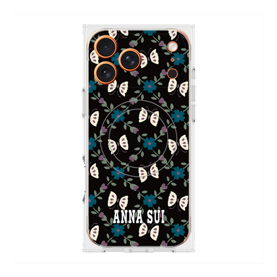 プレミアムスクエアケース with MagSafe［ ANNA SUI - バタフライ ］