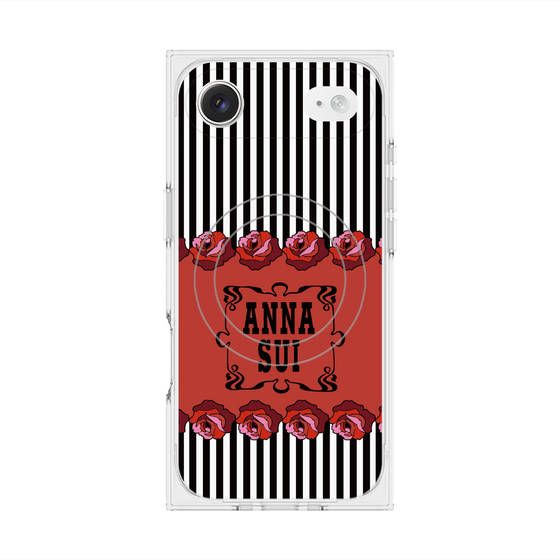 プレミアムスクエアケース with MagSafe［ ANNA SUI - ローズ ］