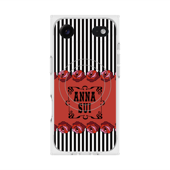プレミアムスクエアケース with MagSafe［ ANNA SUI - ローズ ］