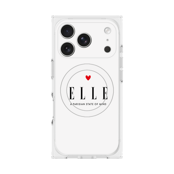 プレミアムスクエアケース with MagSafe［ ELLE - アイコン ］