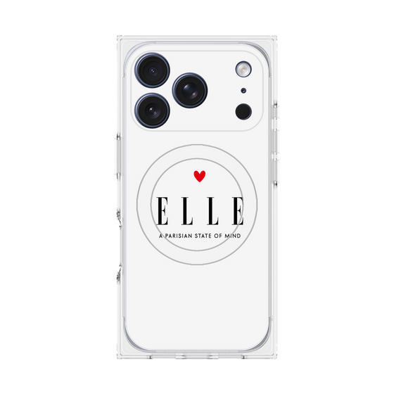 プレミアムスクエアケース with MagSafe［ ELLE - アイコン ］