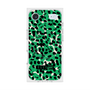 プレミアムスクエアケース with MagSafe［ ELLEgirl - レオパード - Green ］
