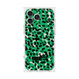 プレミアムスクエアケース with MagSafe［ ELLEgirl - レオパード - Green ］