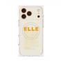 プレミアムスクエアケース with MagSafe［ ELLEgirl - ロゴ ］